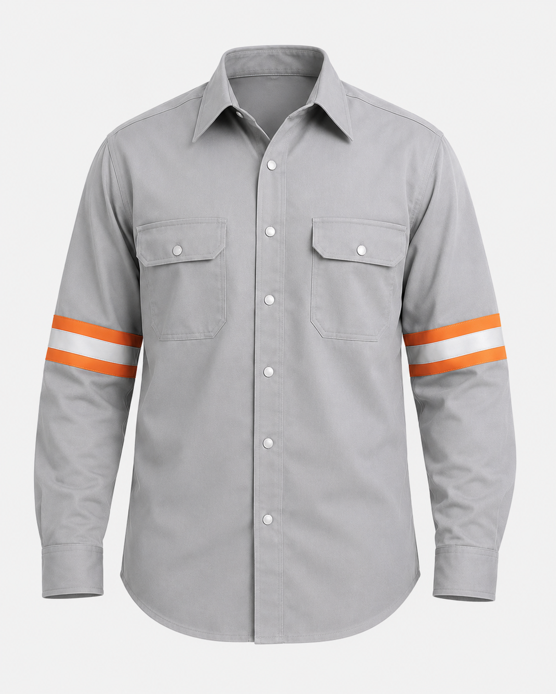 Camisa De Trabajo Gabardina Manga Larga